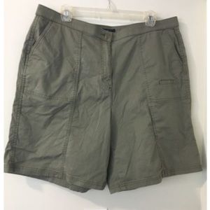 Westbound Olive Green Bermuda Shorts